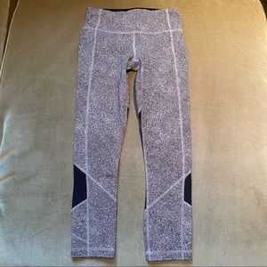 Lululemon Leggings - Size 2, Black/White Speckle